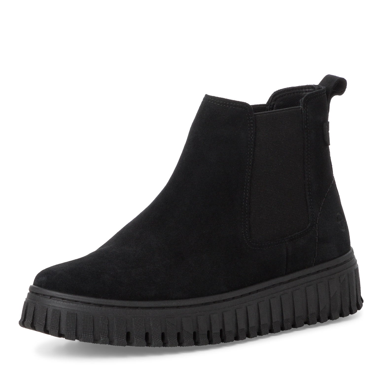 Дамски боти Tamaris Comfort Lining естествена кожа черни