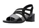 Дамски сандали Ara High Soft естествена кожа черни