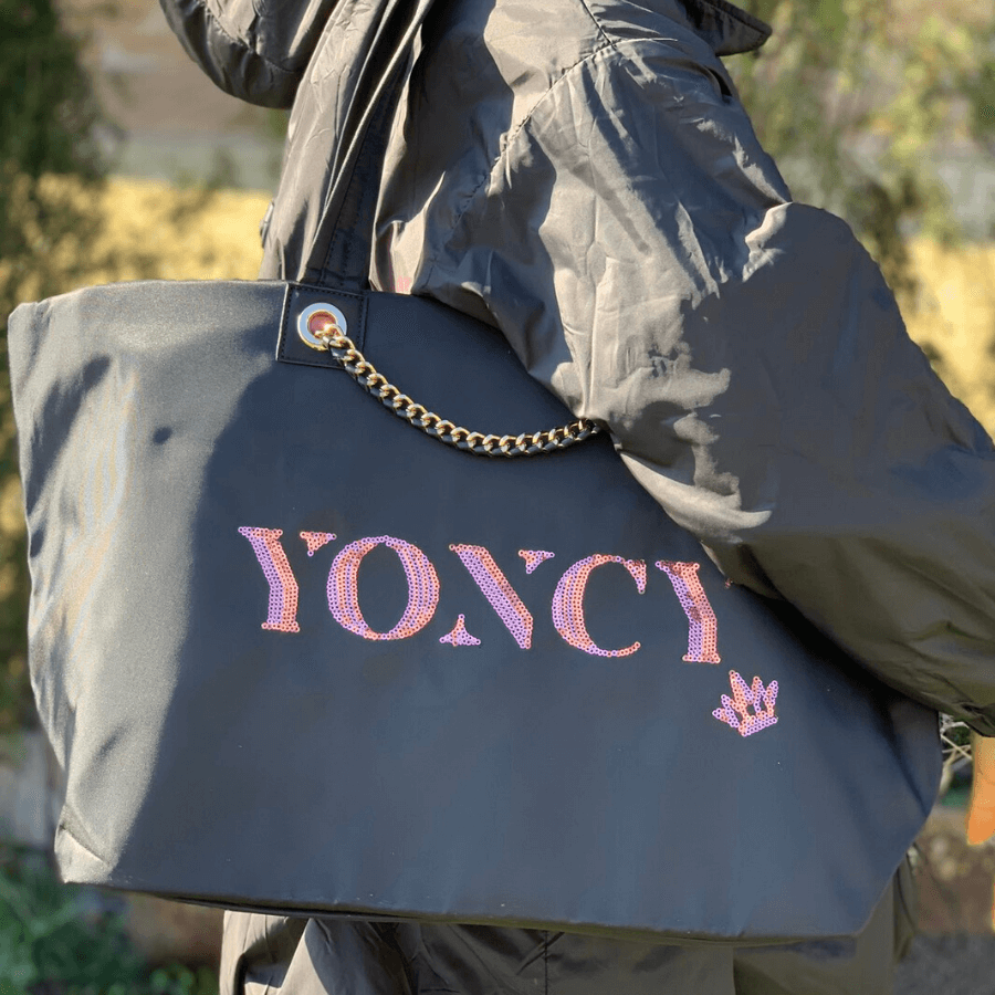 Дамска голяма чанта Yoncy® черна