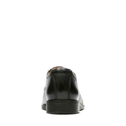 Мъжки обувки Clarks Tilden Cap естествена кожа черни