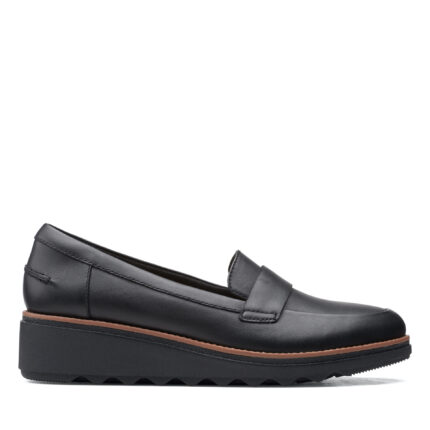 Дамски обувки Clarks Sharon Gracie естестена кожа черни