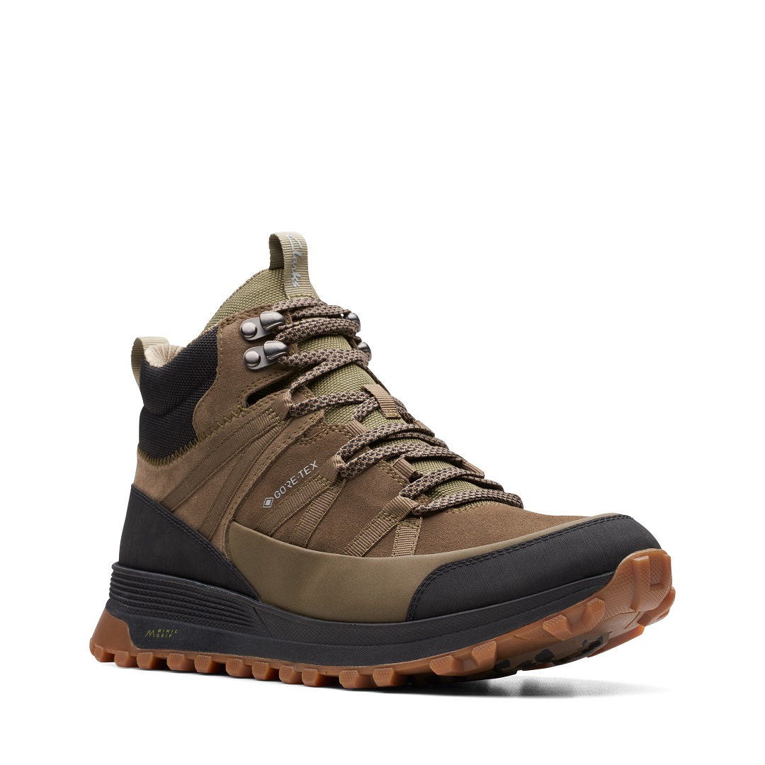 Спортни мъжки боти Clarks ATL Trek Rise Gore-Tex каки