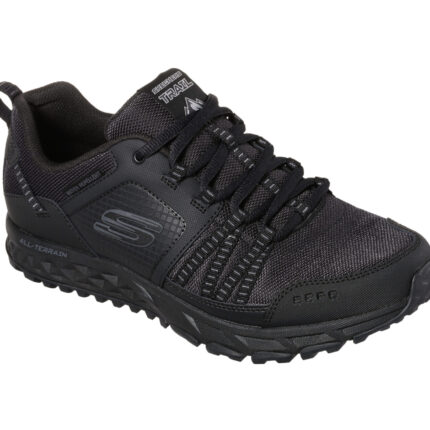 Мъжки спортни обувки Skechers Water Repellent черни мемори пяна естествена кожа