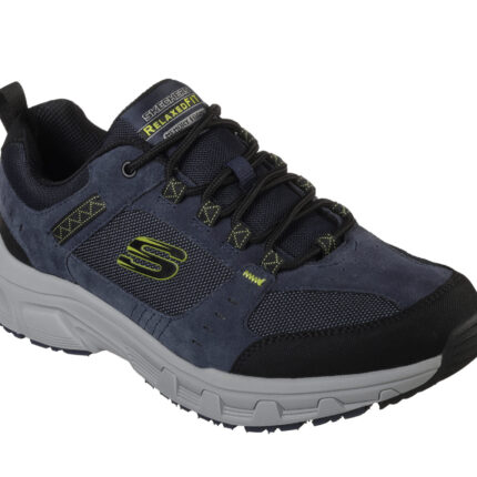 Мъжки спортни обувки Skechers мемори пяна естествена кожа сини