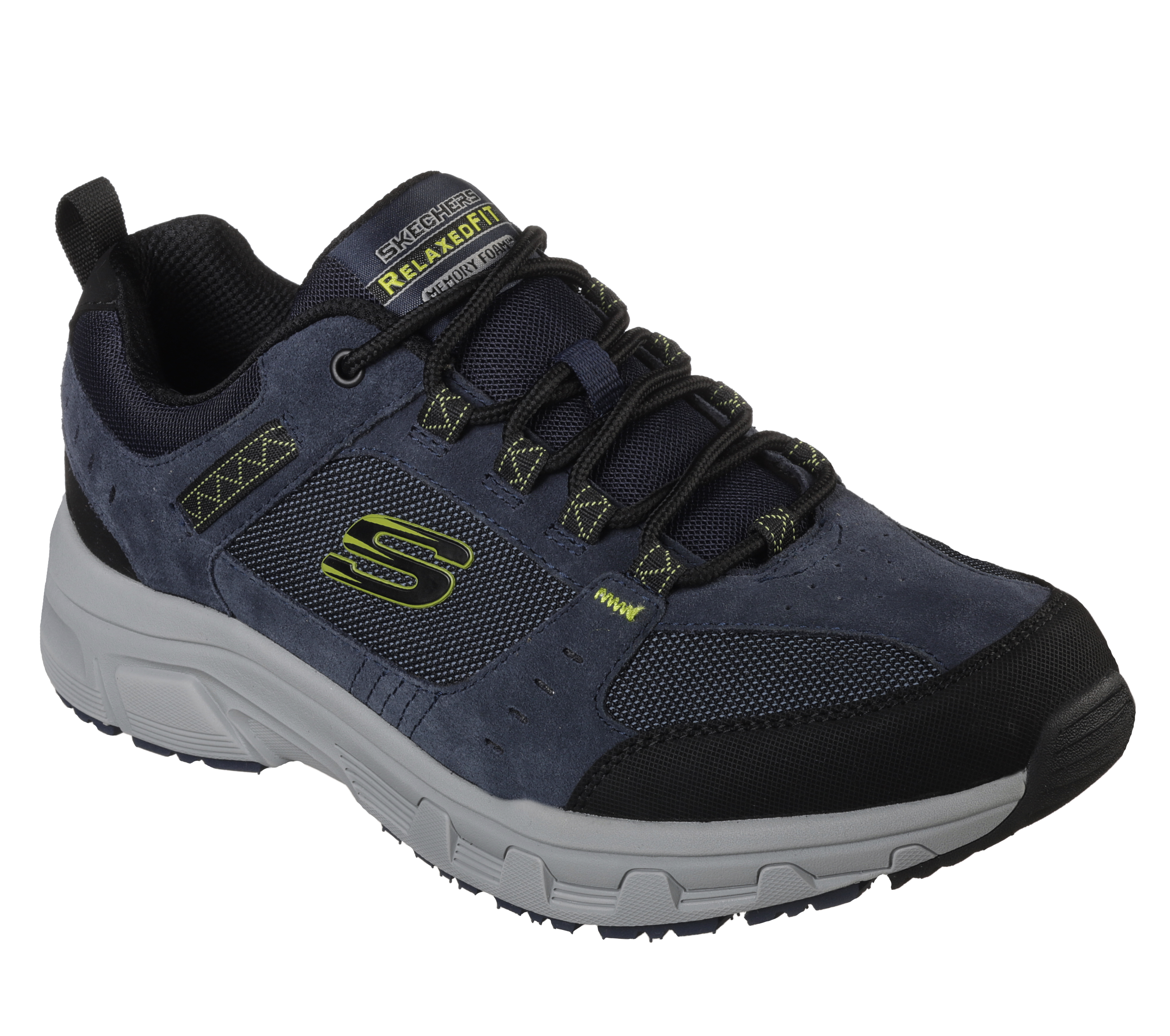 Мъжки спортни обувки Skechers мемори пяна естествена кожа сини