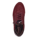 Дамски спортни обувки Tamaris-COMFORT Duo-TEX Wide-Fit- бордо - Image 4