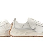 Дамски спортни обувки Clarks Craft Speed естествена кожа бели - Image 8