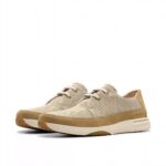 Мъжки ежедневни обувки Clarks Easeway Lace бежови - Image 2