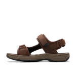 Мъжки кожени сандали Clarks кафяви