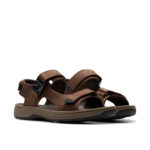 Мъжки кожени сандали Clarks кафяви - Image 6