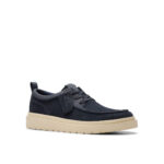 Ежедневни мъжки велурени обувки Clarks Polden Moc сини - Image 3