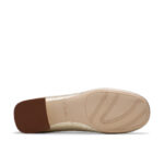 Дамски кожени обувки на ток Clarks златисти - Image 7