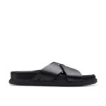 Мъжки кожени чехли Clarks TORFORD черни - Image 4