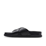 Мъжки кожени чехли Clarks TORFORD черни - Image 2