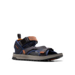 Мъжки сандали Clarks ATL Trek Tide сини/оранжеви - Image 3