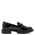 Дамски кожени обувки Tamaris Comfort Wide Fit черни - Image 4