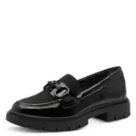 Дамски кожени обувки Tamaris Comfort Wide Fit черни