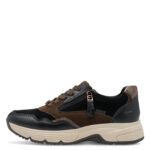 Дамски спортни обувки/сникърси Tamaris Comfort Widefit Duo-tex черни/кафяви - Image 2