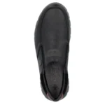 Мъжки ежедневни обувки без връзки Rieker 03651-00 Tex мембрана черни - Image 7