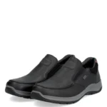 Мъжки ежедневни обувки без връзки Rieker 03651-00 Tex мембрана черни - Image 2