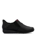 Ежедневни дамски обувки без връзки Rieker 47253-00 Tex мембрана черни - Image 4