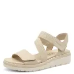 Дамски сандали Tamaris COMFORT-Lining естествен набук бежови