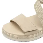 Дамски сандали Tamaris COMFORT-Lining естествен набук бежови - Image 4