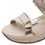 Дамски ежедневни сандали Tamaris Comfort Wide Fit бежови/златисти - Image 3