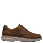 Мъжки ежедневни обувки естествен набук Clarks Mullan Moc кафяви - Image 4