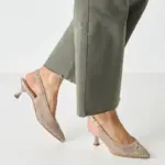Дамски бежови обувки на ток Tamaris Touch it - Image 4