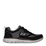 Мъжки маратонки Skechers Burns Agoura черни/сиви - Image 3