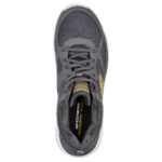 Мъжки маратонки Skechers Burns Agoura сиви/жълти - Image 5