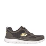 Мъжки маратонки Skechers Burns Agoura сиви/жълти - Image 4