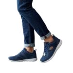 Мъжки маратонки Skechers Burns Agoura сини/оранжеви