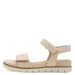 Дамски сандали естествена кожа Tamaris Comfort Wide fit бежови - Image 2