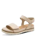Дамски сандали естествена кожа Tamaris Comfort Wide fit бежови
