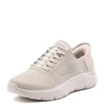 Дамски бежови маратонки Skechers Go Walk Flex