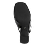 Дамски лачени сандали на ток Tamaris Touch it черни - Image 6
