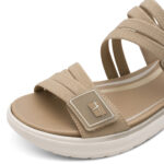 Дамски ежедневни сандали Tamaris Comfort Wide Fit бежови - Image 3