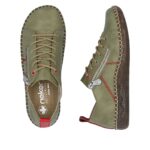 Дамски ежедневни обувки Rieker Antistress N2401-54 H ширина зелени - Image 4
