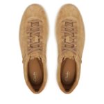 Мъжки спортни обувки естествена кожа Clarks LOCKFORD LACE бежови - Image 7
