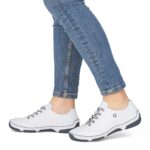 Дамски ежедневни обувки Rieker Antistress 55901-80 бели/сини