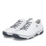 Дамски ежедневни обувки Rieker Antistress 55901-80 бели/сини - Image 2